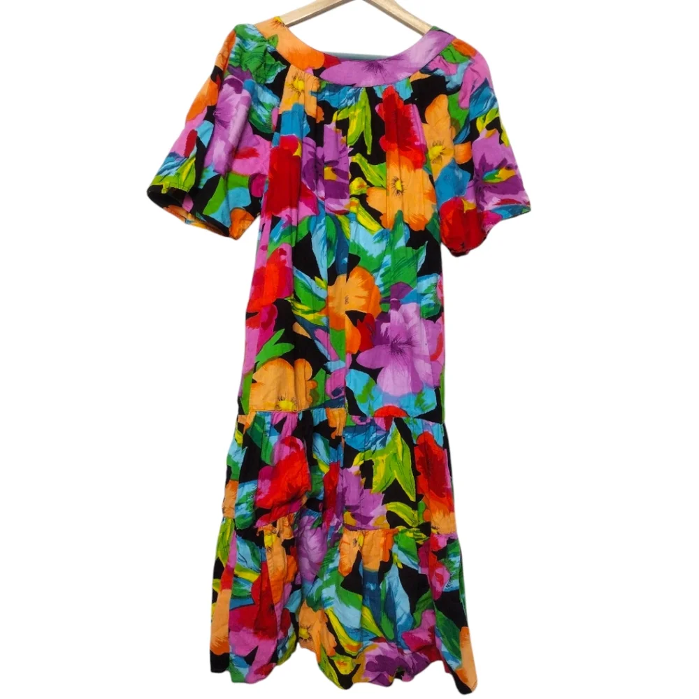 Komar Vintage Floral House Dress/Nightgown